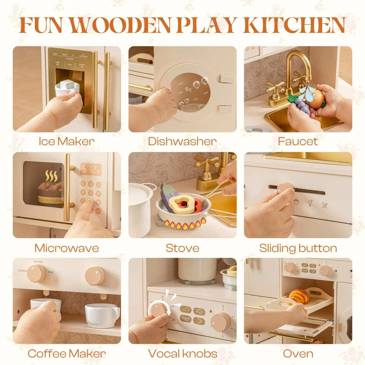 Toddler Chef - Wooden Play Kitchen