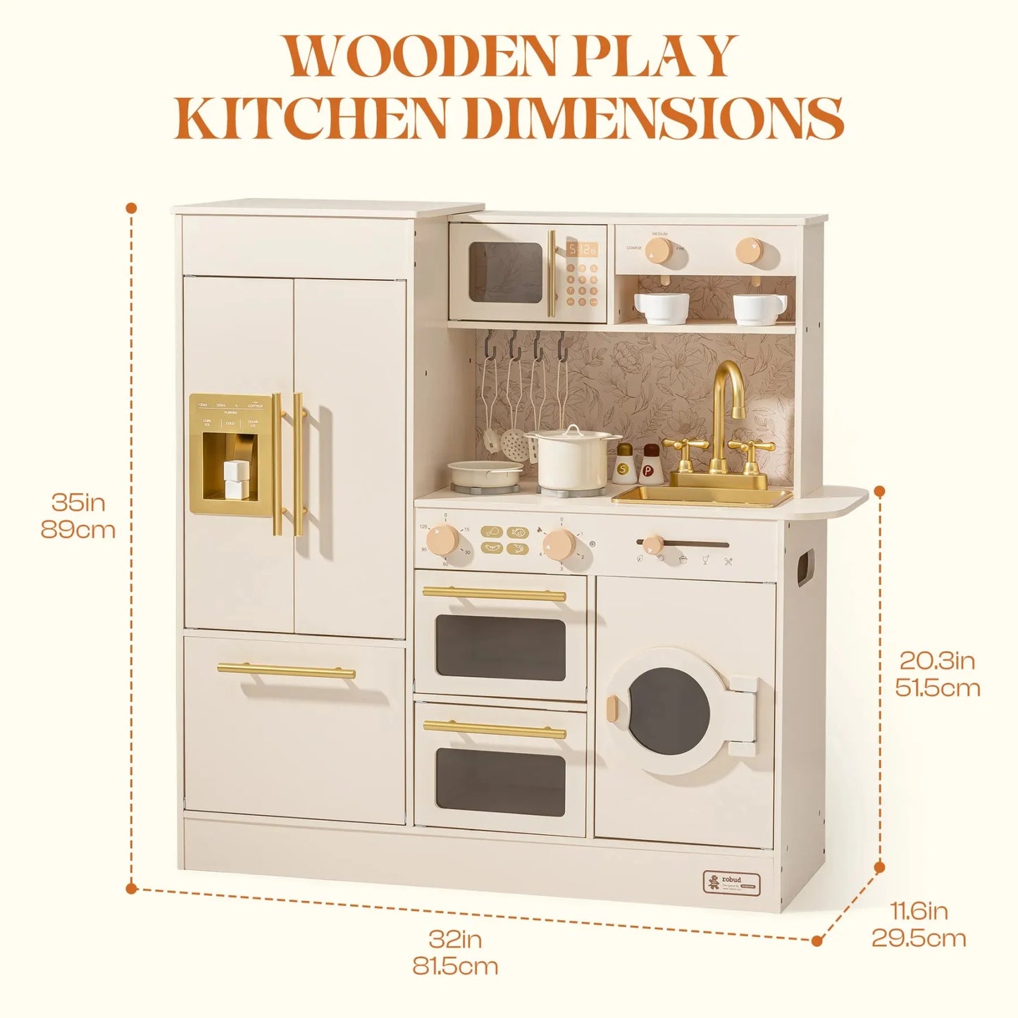 Toddler Chef - Wooden Play Kitchen