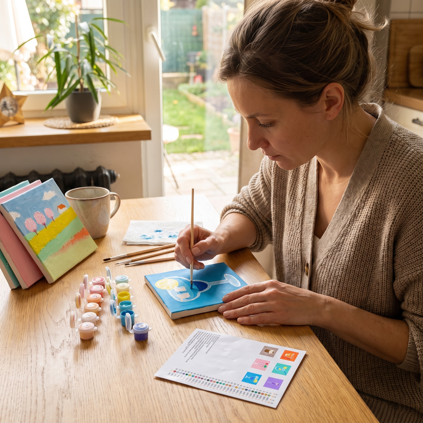 Paint by Numbers Canvas Kit (6 Canvas Set)